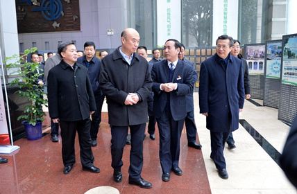 【陜鼓集團】陜西省委副書記、省長、省政府黨組書記劉國中一行蒞臨陜鼓視察指導工作